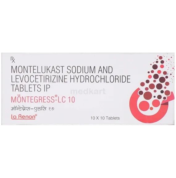 montegress lc 10mg tablet 10's